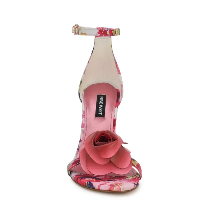 Kharm Rosette Ankle Strap Sandals Kharm Rosette Ankle Strap Sandals