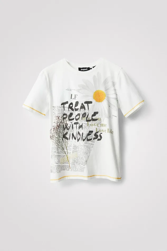 Kindness Daisy Tshirt Women Desigual Tshirts