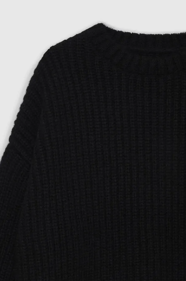 Knits Sweaters Women ANINE BING Sydney Crew Sweater In Black ANINE BING