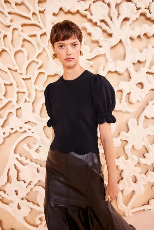 Knits Women Ulla Johnson Noemi Top Noir