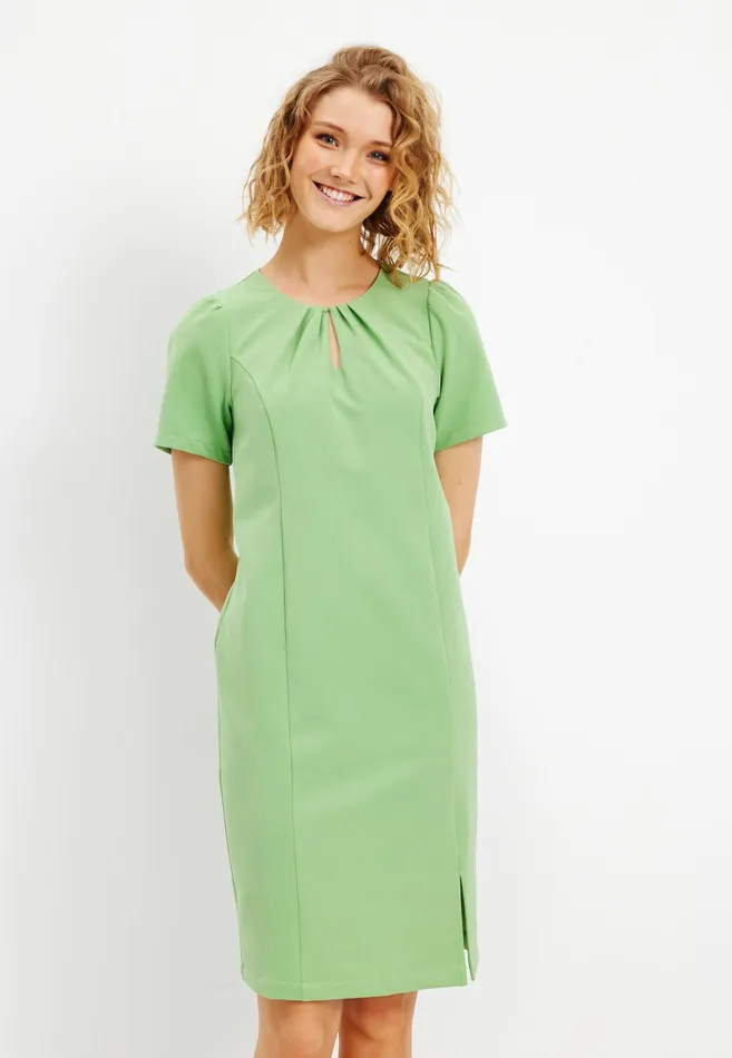 LEA DRESS 15578 630 Apple Green 630 Women IN FRONT DRESSES