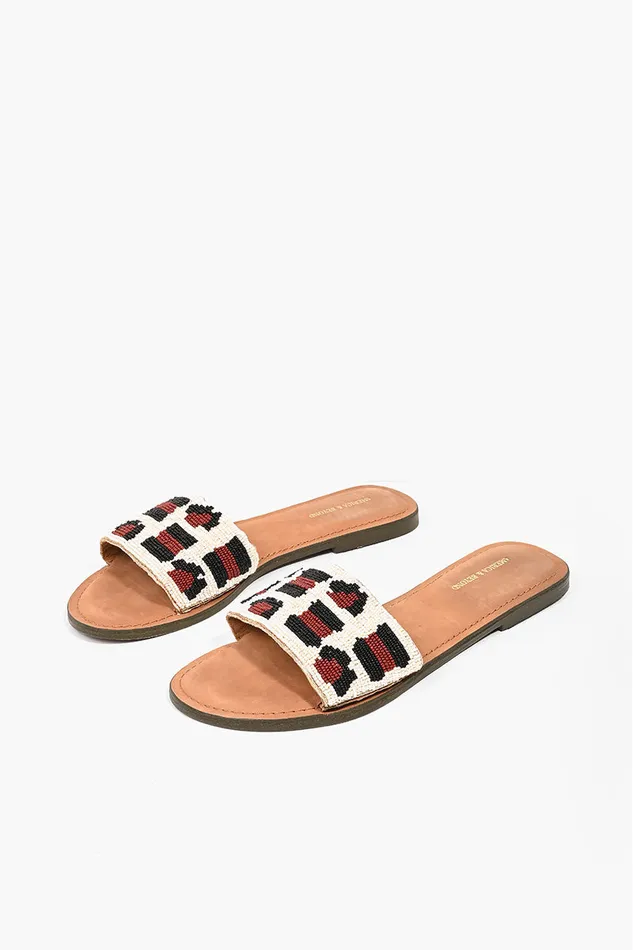 Leopard Slip on Sandals Leopard Slip on Sandals
