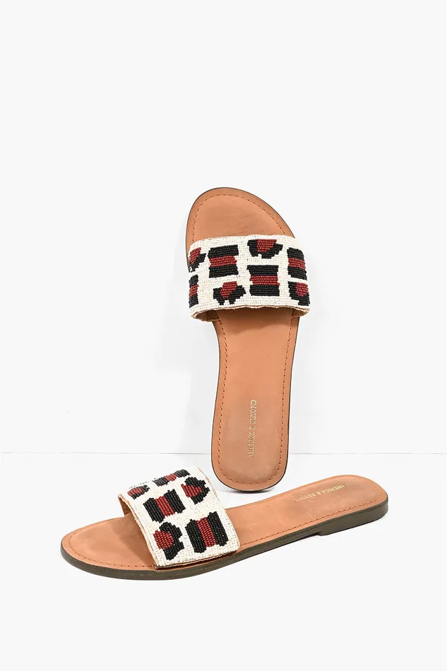 Leopard Slip on Sandals Leopard Slip on Sandals