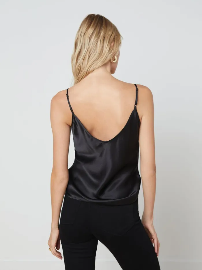 Lexi Silk Camisole Black Women L039Agence Blouses and Tops Lexi Silk Camisole Black Women L039Agence Blouses and Tops