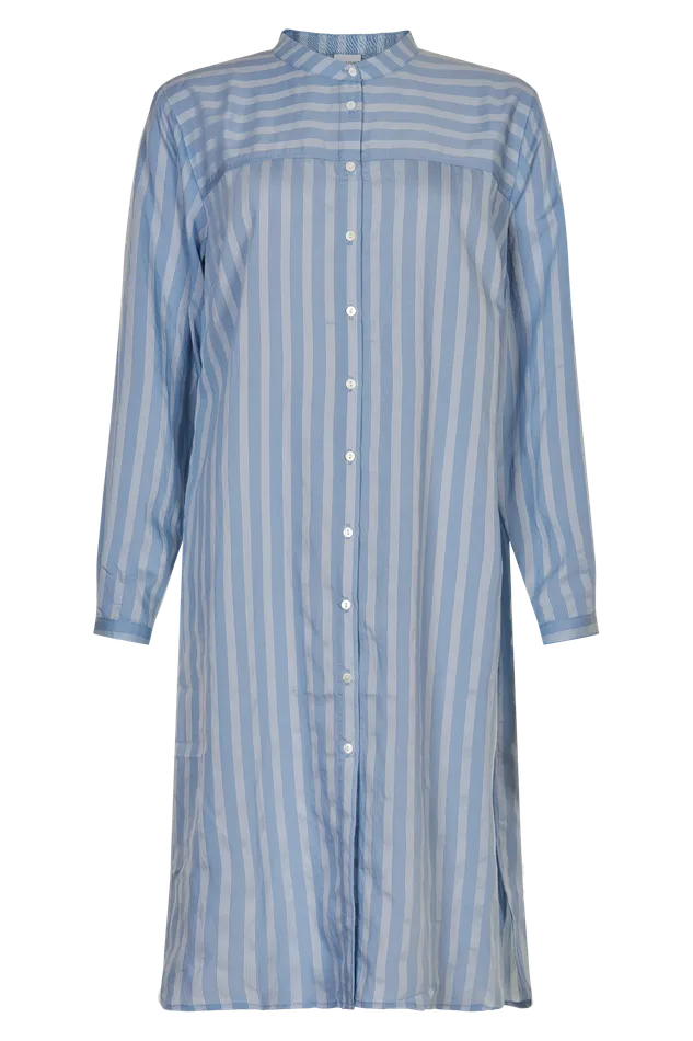 LILJA LONG SHIRT 14533 505 Light Blue 505 Women IN FRONT BLOUSES SHIRTS