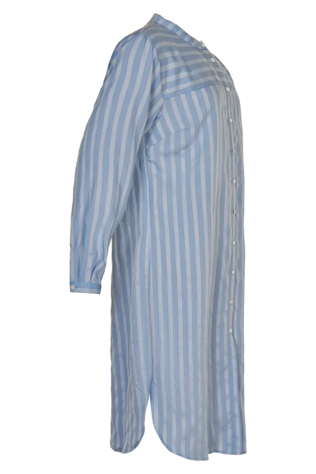 LILJA LONG SHIRT 14533 505 Light Blue 505 Women IN FRONT BLOUSES SHIRTS