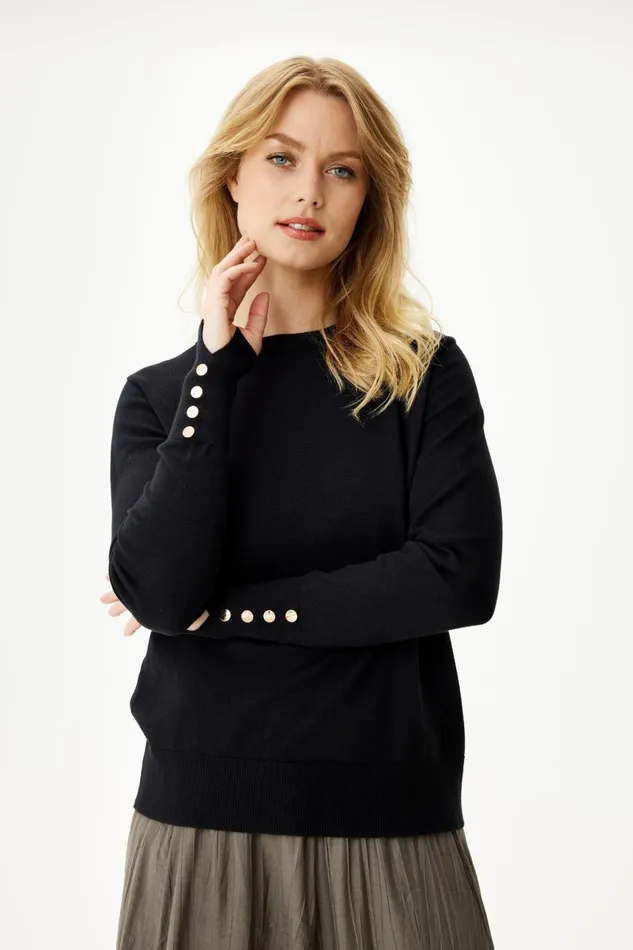LILY BLOUSE 16267 999 Black 999 Women IN FRONT BLOUSES SHIRTS