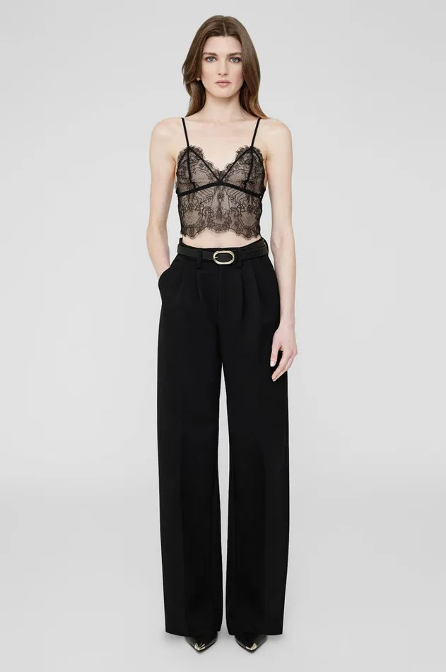 Lingerie Women ANINE BING Lace Bralette 8211 Black