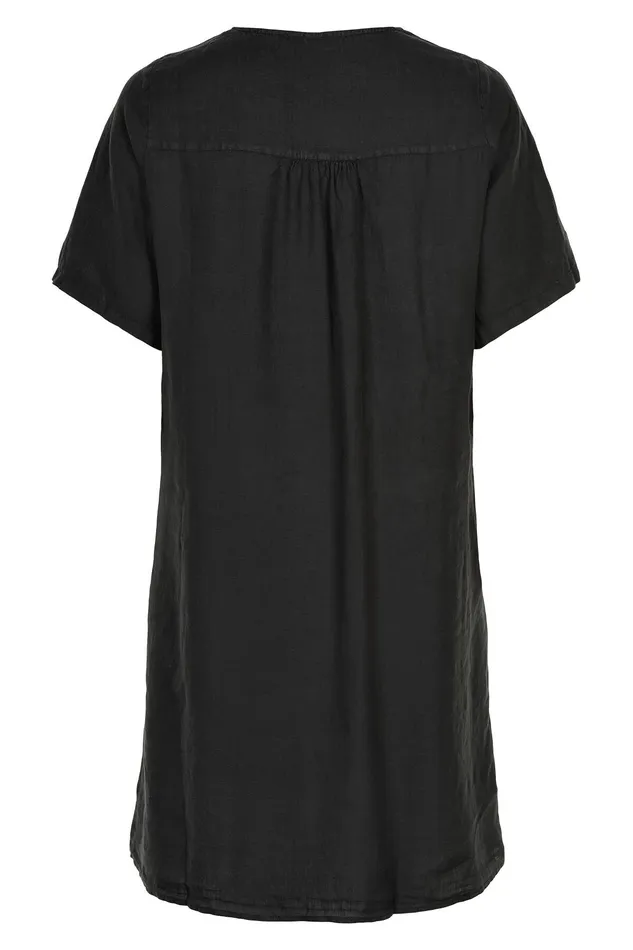 LINO DRESS 15042 999 Black 999 Women IN FRONT DRESSES