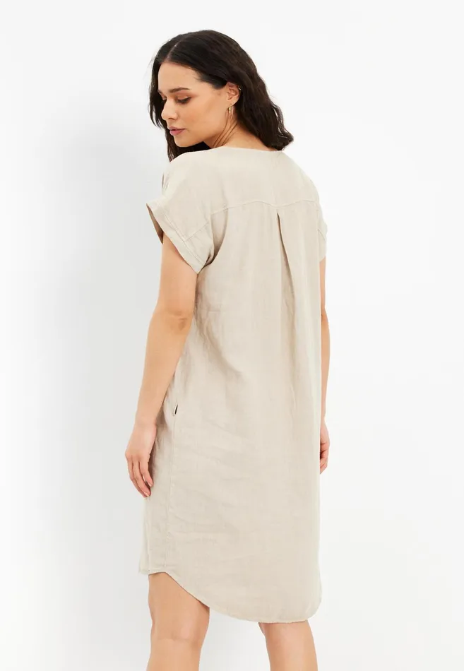LINO DRESS 15693 190 Nature 190 Women IN FRONT DRESSES
