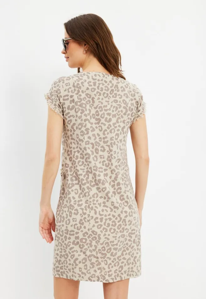 LINO LEO DRESS 15696 190 Nature 190 Women IN FRONT DRESSES