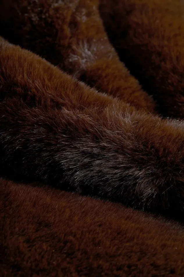 Lizbeth Faux Fur Jacket Ganache Women L039Agence Outerwear Lizbeth Faux Fur Jacket Ganache Women L039Agence Outerwear