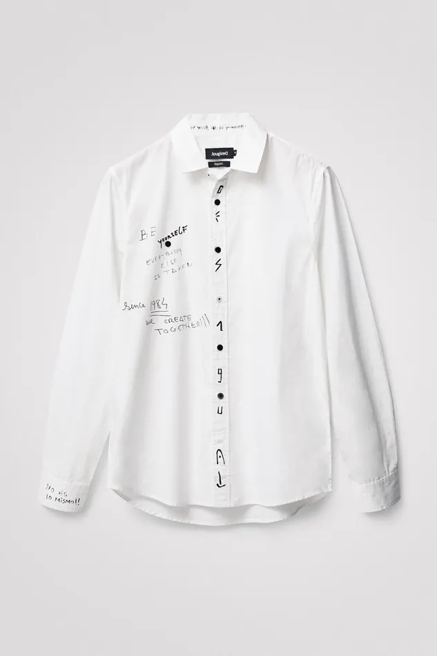 Longsleeve Symbol Shirt Mens Desigual Shirts