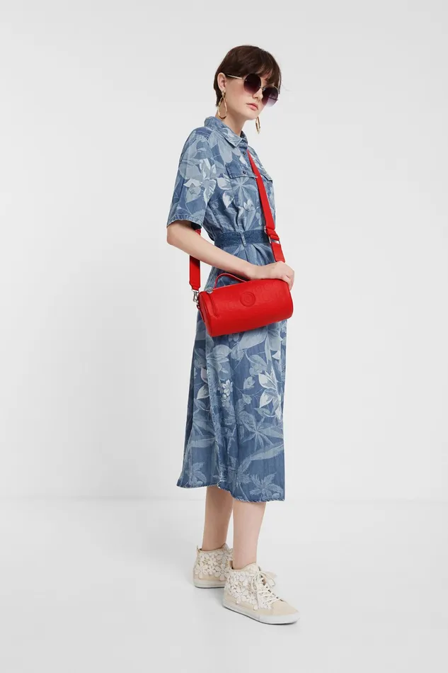 Long Tropical Shirt Dress Women Desigual Dresses