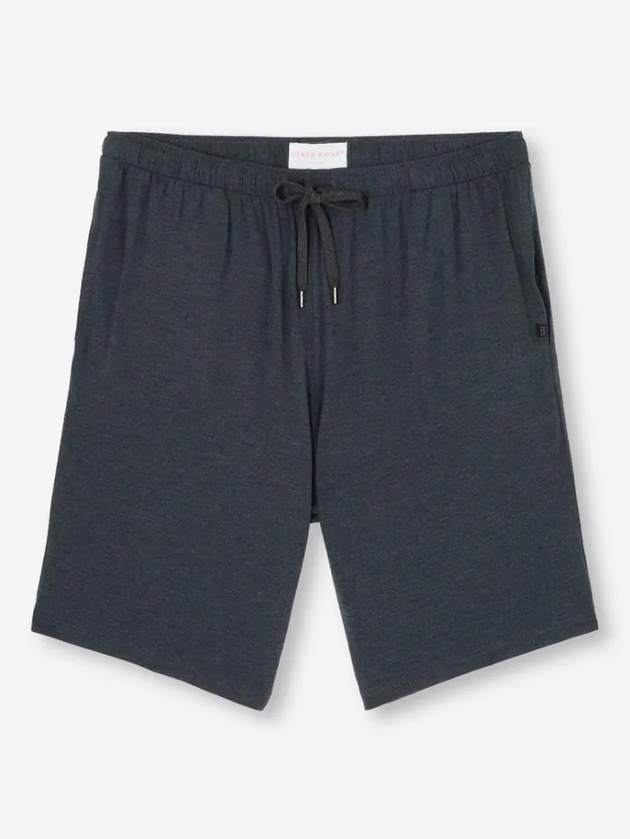 Lounge Shorts Men Derek Rose Lounge Shorts Marlowe Micro Modal Stretch Anthracite