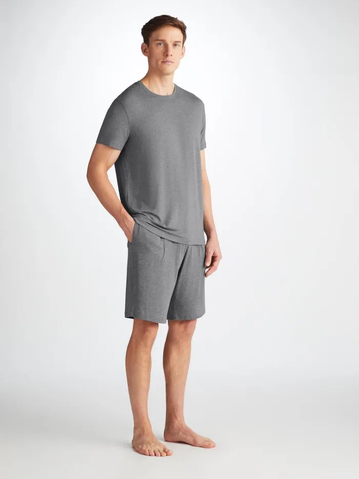 Lounge Shorts Men Derek Rose Lounge Shorts Marlowe Micro Modal Stretch Charcoal Lounge Shorts Men Derek Rose Lounge Shorts Marlowe Micro Modal Stretch Charcoal