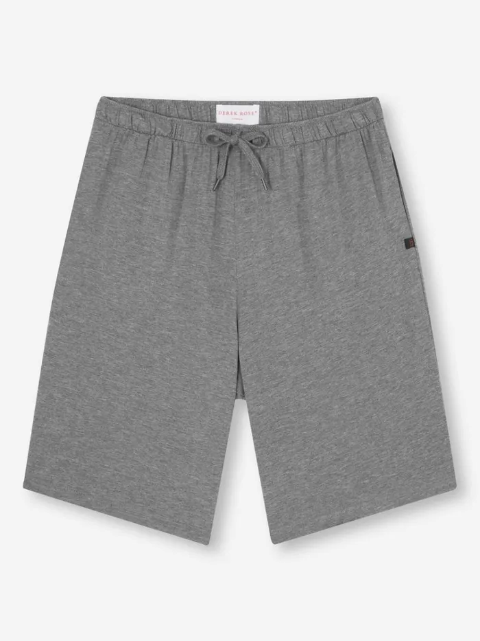 Lounge Shorts Men Derek Rose Lounge Shorts Marlowe Micro Modal Stretch Charcoal