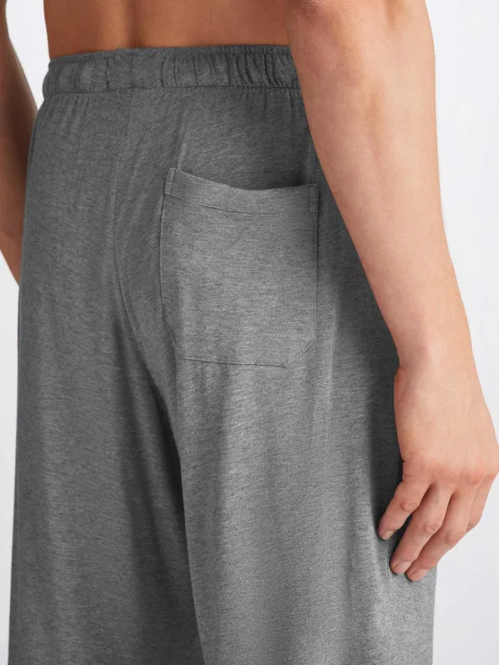 Lounge Shorts Men Derek Rose Lounge Shorts Marlowe Micro Modal Stretch Charcoal