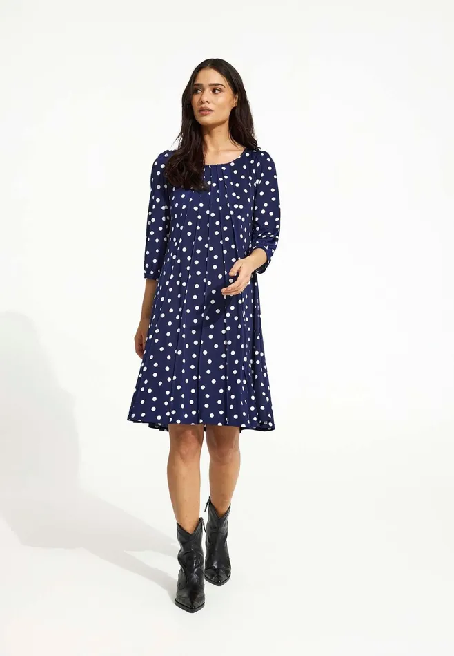 LUCETTE DRESS 16571 590 Dark Blue 590 Women IN FRONT DRESSES