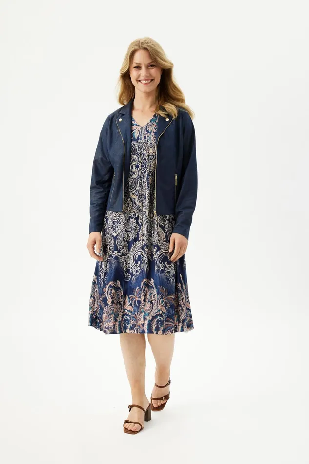 LUCY DRESS 16372 501 Blue 501 Women IN FRONT DRESSES
