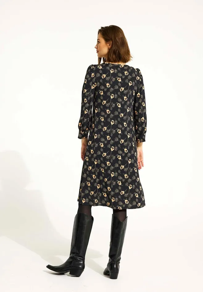 LUCY DRESS 16579 999 Black 999 Women IN FRONT DRESSES