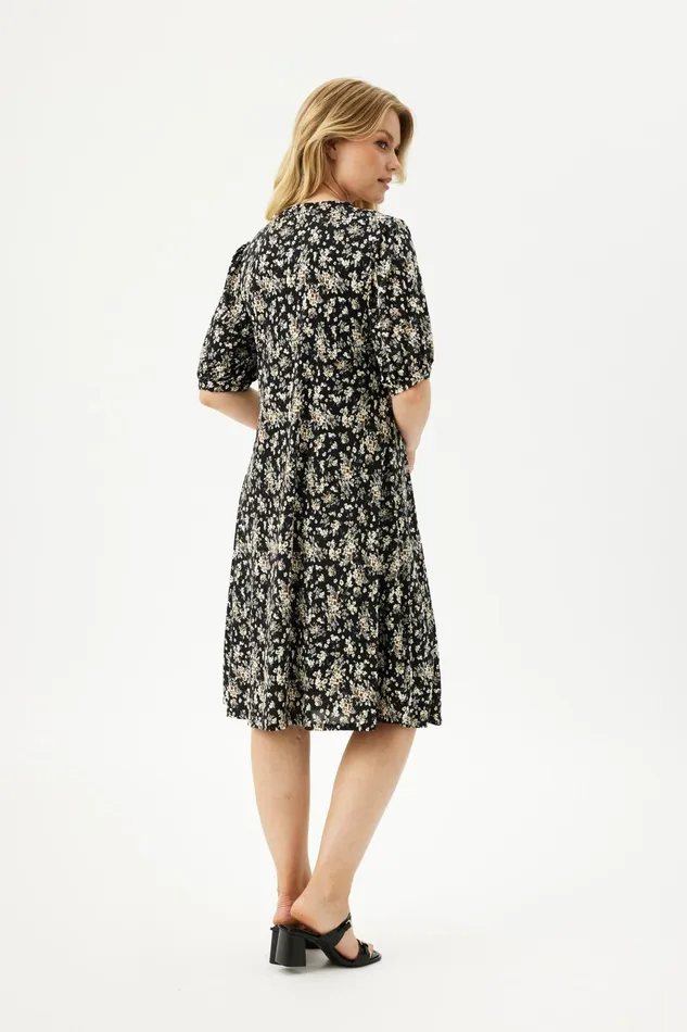 LUZIA DRESS 16384 999 Black 999 Women IN FRONT DRESSES