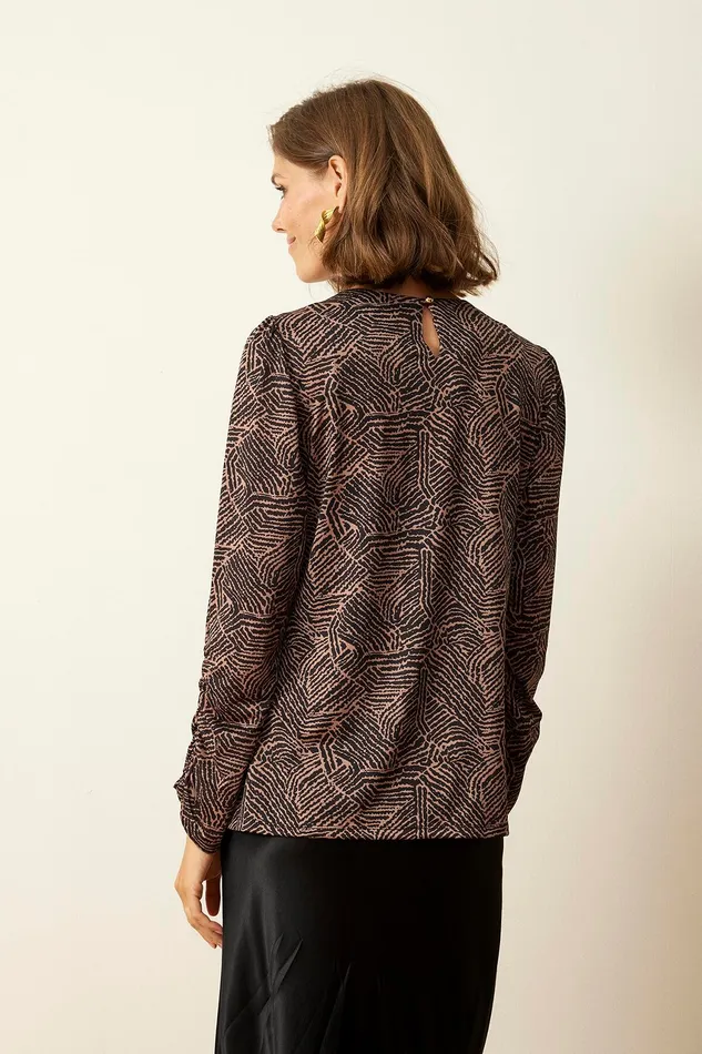 MARCIA BLOUSE 15999 815 Cafe Latte 815 Women IN FRONT BLOUSES SHIRTS