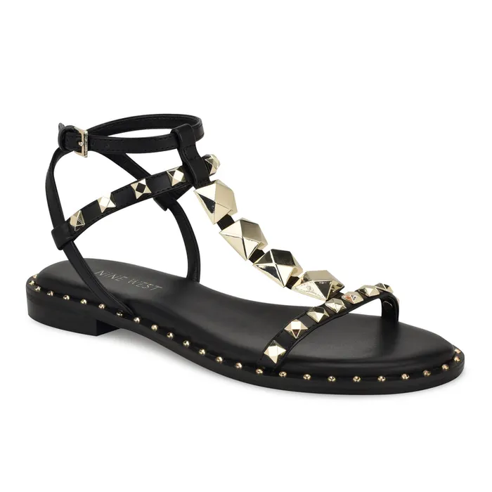 Marcila Studded Ankle Strap Sandals Marcila Studded Ankle Strap Sandals