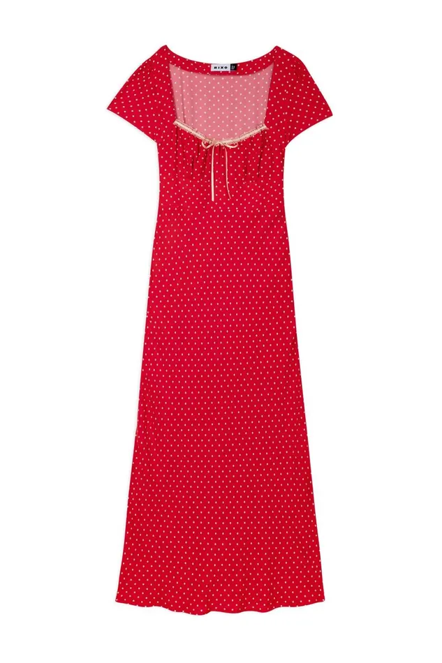 Marisa Spot Red Women RIXO Dresses Marisa Spot Red Women RIXO Dresses