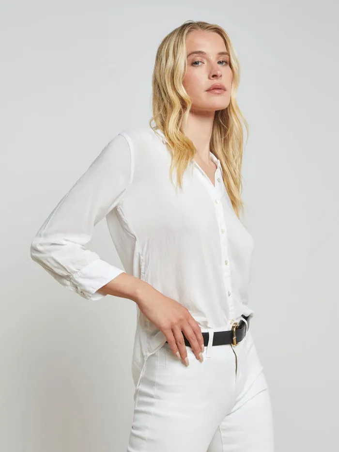 Marlene Blouse White Women L039Agence Blouses and Tops Marlene Blouse White Women L039Agence Blouses and Tops