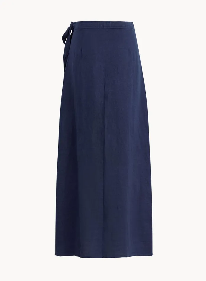 Maxi Wrap Skirt 8211 Brazilian Navy Women Bella Dahl Skirts Maxi Wrap Skirt 8211 Brazilian Navy Women Bella Dahl Skirts