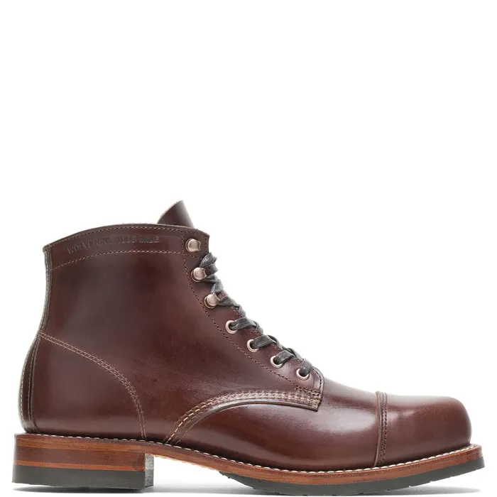 Men 1000 Mile CapToe Classic Boot Havana Brown Wolverine Boots