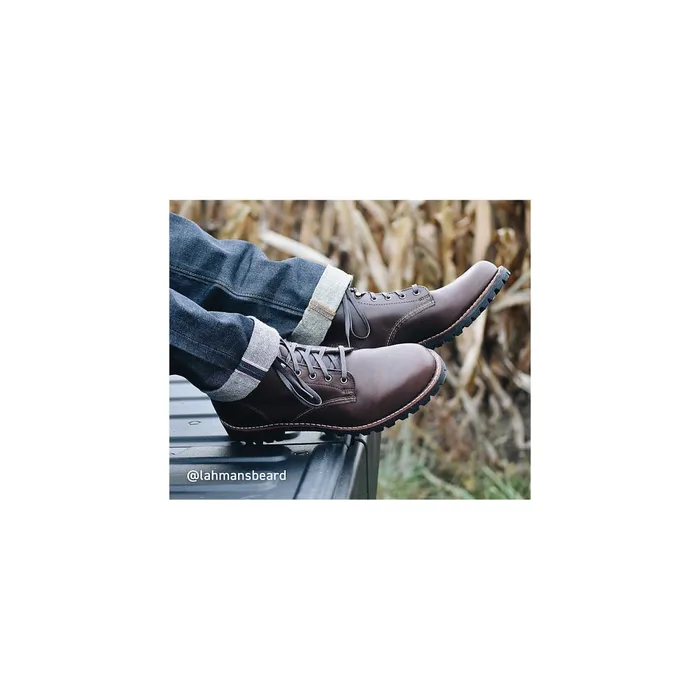 Men 1000 Mile PlainToe Rugged Boot Brown Wolverine Boots