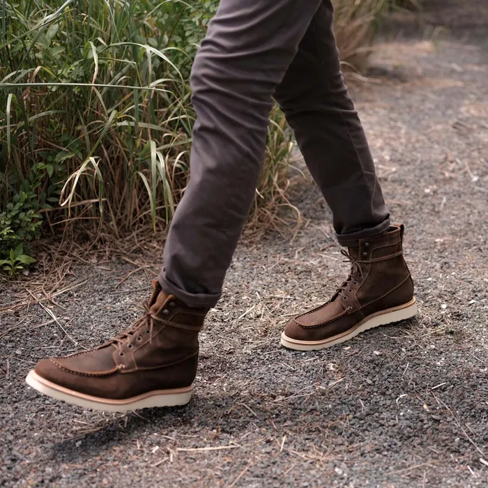 Men AllWeather Mateo Boot Waxed Brown Nisolo Boots