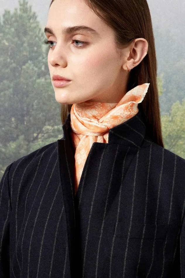 Men BANDANA 8211 Cashmere Bandana 8211 Apricot Massimo Alba Scarves and Stoles Men BANDANA 8211 Cashmere Bandana 8211 Apricot Massimo Alba Scarves and Stoles