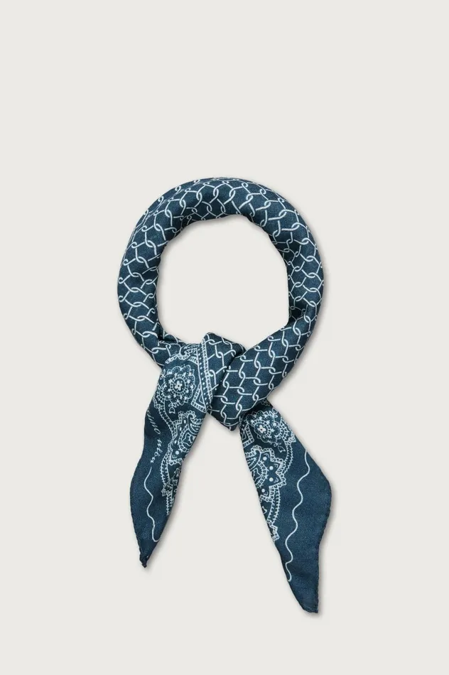 Men BANDANA 8211 Cashmere Silk Wool Bandana 8211 Laguna Massimo Alba Scarves and Stoles