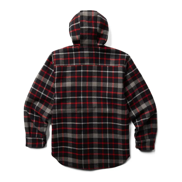 Men Bucksaw Sherpa Shirt Jac Dark Red Wolverine Outerwear