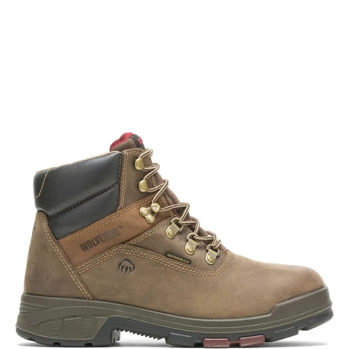 Men Cabor EPX Waterproof Composite Toe 6034Boot Dark Brown Wolverine Safety Toe