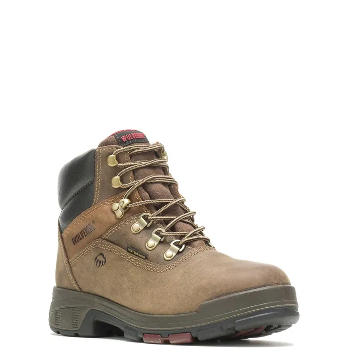 Men Cabor EPX Waterproof Composite Toe 6034Boot Dark Brown Wolverine Safety Toe