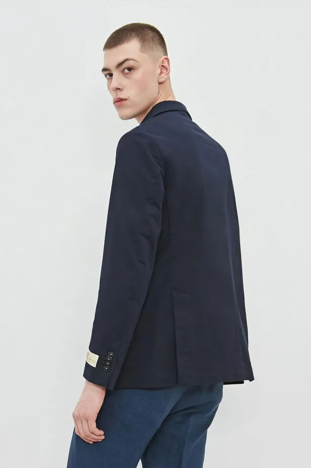 Men CATCH2 8211 Cotton Jacket 8211 Blu Massimo Alba Jackets and Coats