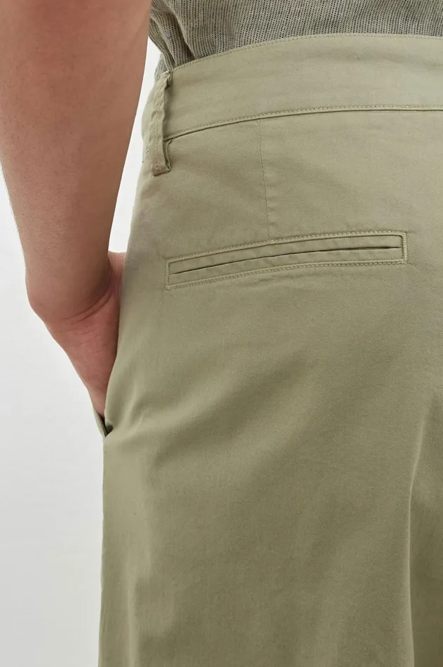 Men CLIFF 8211 Stone Washed Cotton Bermuda Shorts 8211 Fango Massimo Alba Trousers and Shorts Men CLIFF 8211 Stone Washed Cotton Bermuda Shorts 8211 Fango Massimo Alba Trousers and Shorts
