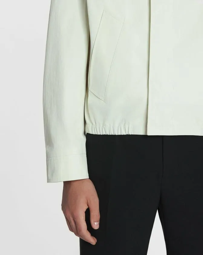 Men Coats and Jackets Lanvin Cotton Jacket Off White Men Coats and Jackets Lanvin Cotton Jacket Off White