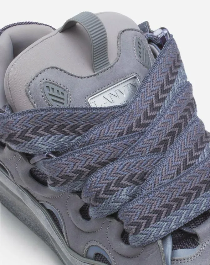 Men Curb Lanvin Curb Leather Sneakers Light Grey Men Curb Lanvin Curb Leather Sneakers Light Grey
