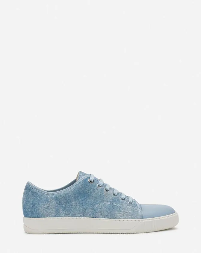 Men DBB1 Lanvin Dbb1 Sneakers In Faded Denim Denim Blue