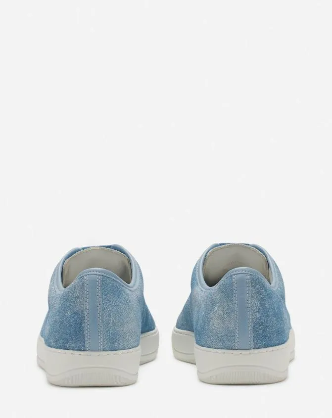 Men DBB1 Lanvin Dbb1 Sneakers In Faded Denim Denim Blue Men DBB1 Lanvin Dbb1 Sneakers In Faded Denim Denim Blue