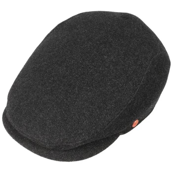 Men Felix Ear Warmer Flat Cap Anthracite Mayser Flat Caps Men Felix Ear Warmer Flat Cap Anthracite Mayser Flat Caps