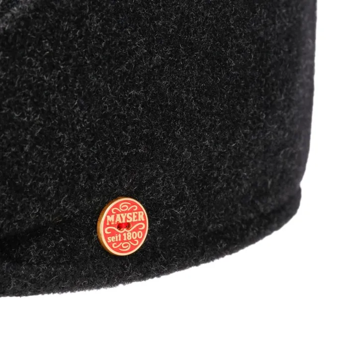 Men Felix Ear Warmer Flat Cap Anthracite Mayser Flat Caps Men Felix Ear Warmer Flat Cap Anthracite Mayser Flat Caps