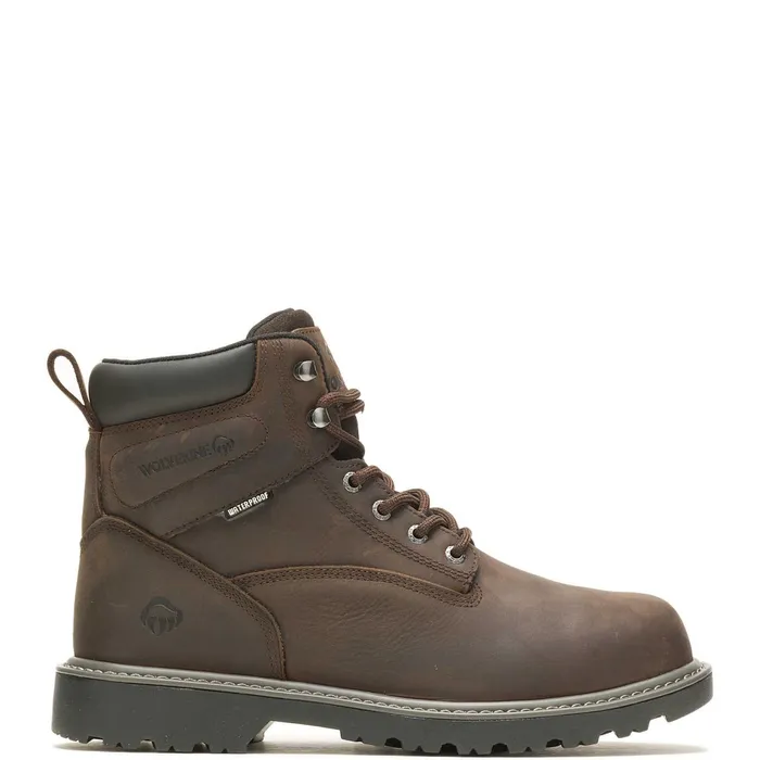 Men Floorhand MetGuard 6034SteelToe Work Boot Dark Brown Wolverine Safety Toe Men Floorhand MetGuard 6034SteelToe Work Boot Dark Brown Wolverine Safety Toe