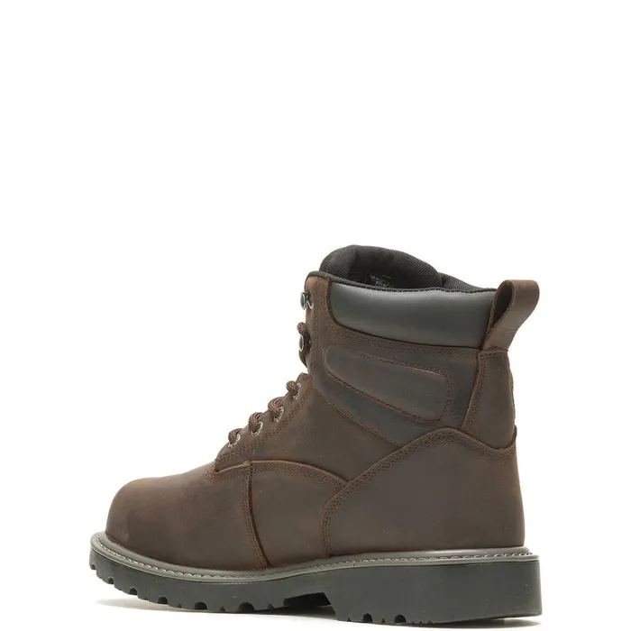 Men Floorhand MetGuard 6034SteelToe Work Boot Dark Brown Wolverine Safety Toe