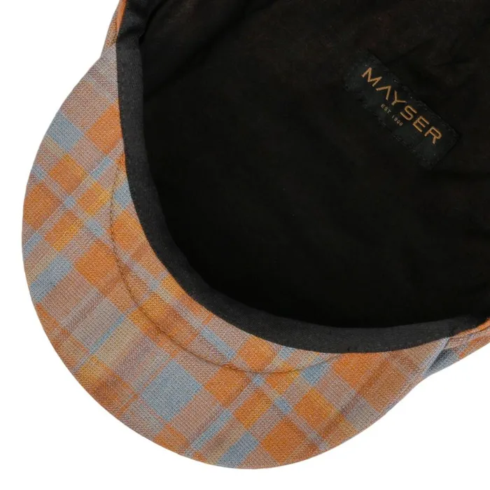 Men Frankie Superior Wool Silk Flat Cap Rust Mayser Flat Caps Men Frankie Superior Wool Silk Flat Cap Rust Mayser Flat Caps